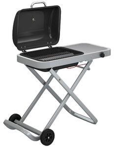 Griglia a gas portatile, 1 bruciatore, 2,5 kW | Colore: nero | Dimensioni: 109x55x89 cm