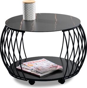 M2 Kollektion Macau 1 - Tavolino moderno (diametro 60 cm, altezza 46 cm)