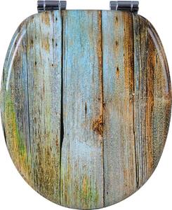 Sedile WC WOLTU, anima in MDF, chiusura ammortizzata, antibatterico, Wood Beauty