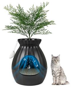 FANTASK, lettiera per gatti, 50x50x59 cm, lettiera per gatti con sistema elettronico di eliminazione degli odori