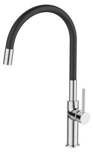 SAT miscelatore da cucina flexi, nero SATBSD290C