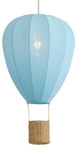 Lampada a sospensione per bambini Mongolfiera blu - Mongolfiera