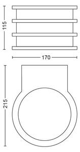 Philips 17401/93/P0 - Lampada LED esterna Hue LUCCA 1xE27/9,5W/230V IP44