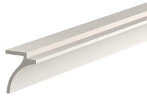 Cornice Pitturabile per illuminazione indiretta Tenda e Soffitto per Strisce LED - 2m Selezionare la lunghezza 2 Metri