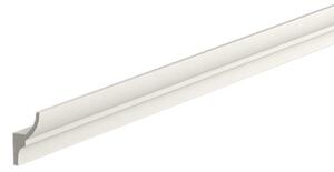 Cornice Pitturabile Convessa per parete per Strisce LED - 2m Selezionare la lunghezza 2 Metri