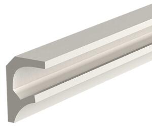 Cornice Pitturabile per Illuminazione diffusa per Strisce LED - 1,15m Selezionare la lunghezza 1,15 Metri
