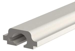 Cornice da Incasso a luce Indiretta per Striscia LED, Pitturabile - 1,15m Selezionare la lunghezza 1,15 Metri