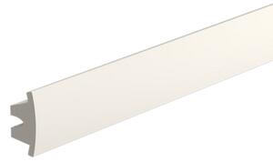 Cornice Pitturabile Bidirezionale Stondata da 2 metri per Strisce LED a parete Selezionare la lunghezza 2 Metri