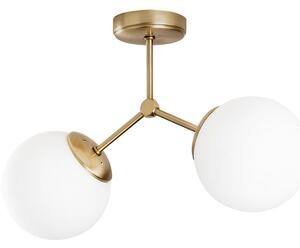 Lampada da soffitto di colore bianco-oro Damar - Opviq lights