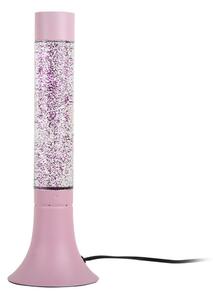 Lampada da tavolo rosa con paralume in vetro (altezza totale 37,5 cm) Astro Glittler – Leitmotiv