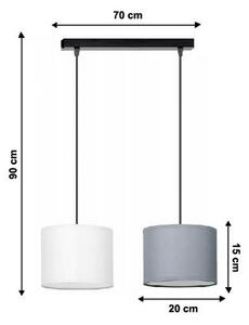 Lampadario a sospensione con filo TUZ 2xE27/60W/230V