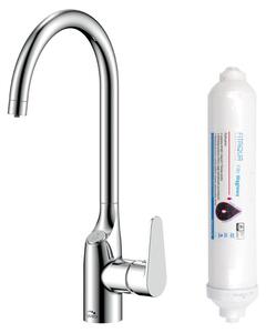Laveo CLARO miscelatore da cucina con sistema di filtrazione Amii BAKB098D