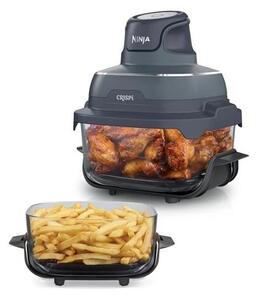 Ninja Friggitrice ad Aria Multifunzione 4 in 1 Capacit 3.8 Litri Potenza 1700 Watt con Doppio Contenitore colore Blu Cyber - FN201EUBL1 CRISPi