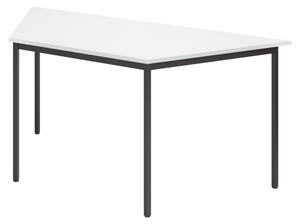 Tavolo da mensa bümö serie V - Dimensioni: trapezio: 160x69 cm, aspetto: bianco/nero