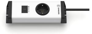 EHMANN 0200x0n012301, ciabatta multipresa con 1 presa standard + 1 porta USB-C da 65W (ricarica rapida)