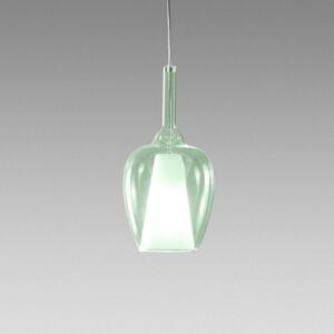 Gea Luce Ofelia S/10 Verde-Trasparente lampada a sospensione