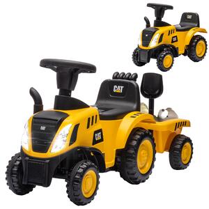 AIYAPLAY Camion Giocattolo per Bambini 12-36 Mesi con Pala e Rimorchio, in PP e Metallo, 91x29x44 cm, Giallo