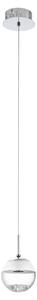 Lampada a sospensione LED MONTEFIO 1 1x5W cromo, bianco, trasparente (LT)