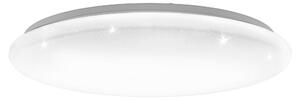 Lampada da soffitto a LED Giron-S Ø 57cm effetto cristallo + telecomando bianco Eglo 97541