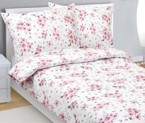 Set di lenzuola in crêpe - 140x220 cm, 70x90 - rosa