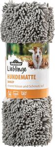 Dehner Lieblinge tappetino per cani Snuggy, circa 89 x 66 cm, poliestere, grigio