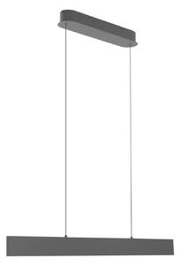 Lampada a sospensione Lucande LED Philine, lunghezza 101 cm ferro nero