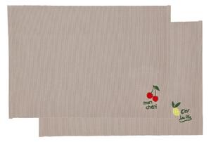 Tovagliette in set in cotone 2 pz 33x48 cm Bistro – Södahl