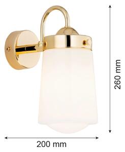 Argon 4717 - Applique da bagno PASADENA 1xE27/15W/230V IP44