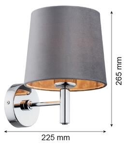 Argon 4725 - Applique BOLZANO 1xE27/15W/230V