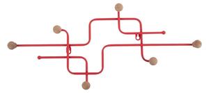 Attaccapanni da parete rosso in metallo 60,5 cm Metro – PT LIVING