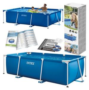 Piscina Intex 300x200x75cm, blu, capacità: 3.843 litri al 90%