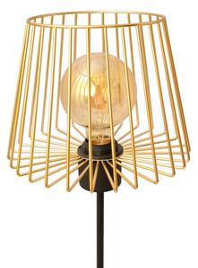 Lampada da tavolo TORRI 1xE27/15W/230V oro/nero