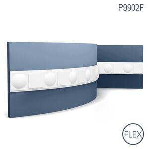 Orac Decor P9902F, listello murale, modanatura flessibile, listello decorativo, lunghezza 2 metri