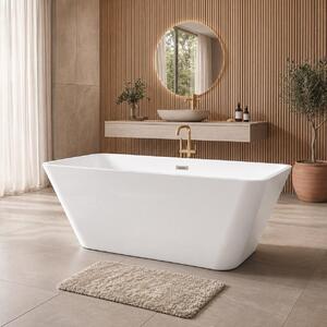 Badplaats Vasca da Bagno Lily 170 x 75 x 58 cm – Vasca Freestanding – Bianco Lucido