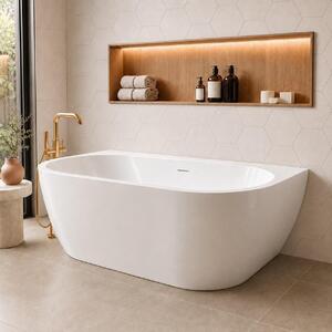 Badplaats Vasca da Bagno Hanoi 170 x 80 x 58 cm – Vasca Angolare – Bianco Lucido