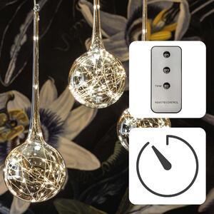 Goccia di vetro con catena luminosa a LED - Party Lighting 524703