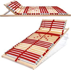 Rete a doghe Coemo "RUBY" 100x200 cm sezione di testa regolabile grado di durezza 28 doghe