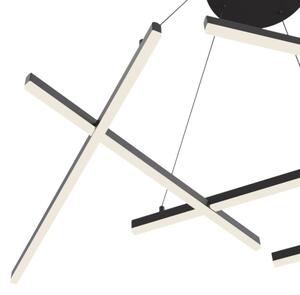 Maytoni MOD016PL-L75B - Lampadario LED a sospensione con filo LINE LED/79W/230V nero