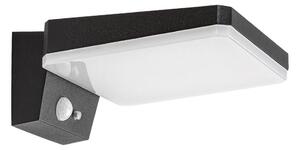 Rabalux 77078 - Lampada solare da parete LASSET LED 4,4W 3,7V IP54 nera