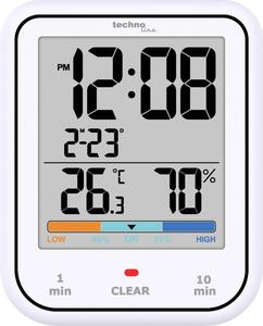 Sveglia al quarzo timer bianco 9,1x11,3x2,5 cm