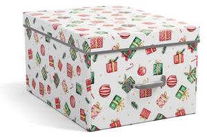 Scatola con coperchio/decorativa in cartone 37x50x15 cm Engla Christmas Storage – Bigso