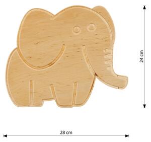 Applique per bambini SAFARI 1xE14/10W/230V elefante