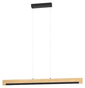 EGLO CAMACHO, Nero, Marrone, Acciaio, Legno, Universale, IP20, II, LED