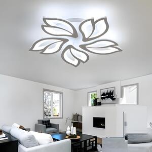 Lampadario a LED moderno, 65W, 5 luci, design a petalo