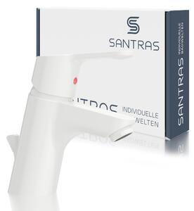 Miscelatore per lavabo SANTRAS® Magis in bianco (RAL 9003)