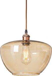 Lampada a sospensione con cavo SEVENTIES E27/60W/230V fumé/marrone