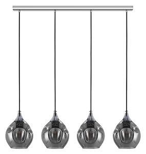 Eglo 39681 - Lampadario su filo BREGALLA 4xE27/40W/230V