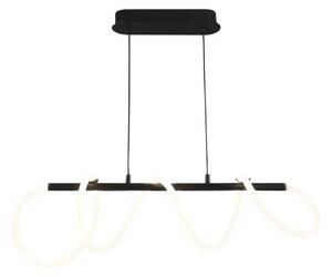 Lampadario LED a sospensione con filo EMMA LED/38W/230V nero