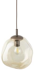 Brilagi - Sospensione a cavo VULCANO 1xE27/15W/230V marrone/beige fumato