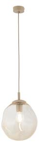 Brilagi - Lampadario a cavo VULCANO 1xE27/15W/230V beige/beige fumé